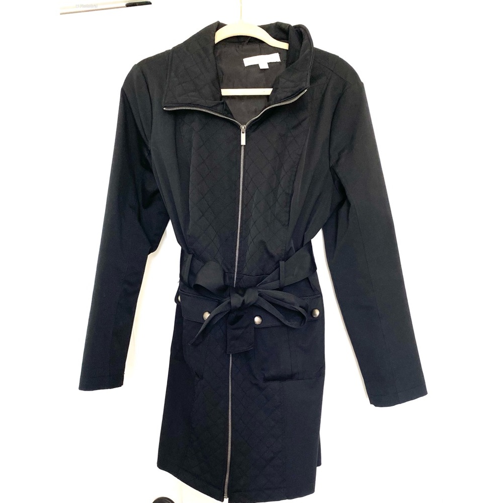 Black Water Resistant, mid length, jacket
